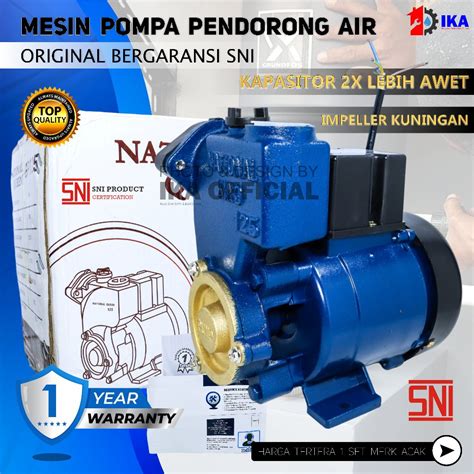 Jual Mesin Pompa Air Listrik Sumur Dangkal NATIONAL KING QUEEN GP 125