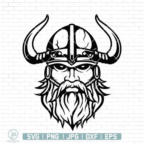 Vikings Svg Png Barbarian Svg Odin Svg Horns Svg Viking Cut Files