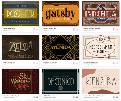 30 Best Art Deco Fonts Envato Tuts