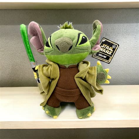 Disney Parks Exclusive Star Wars Stitch As Yoda 10 Plush Doll With Tags