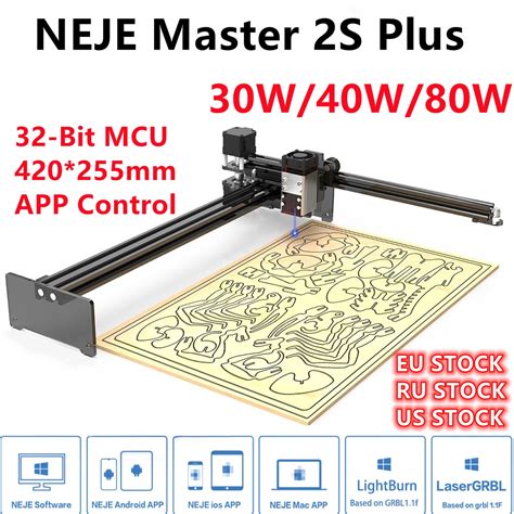 NEJE Master 2s Plus 80W CNC Laser Engraver Cutter Cutting Machine CNC