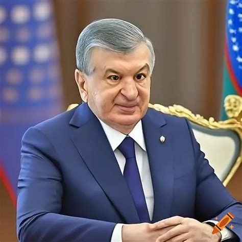 Portrait Of Shavkat Mirziyoyev President Of Uzbekistan On Craiyon