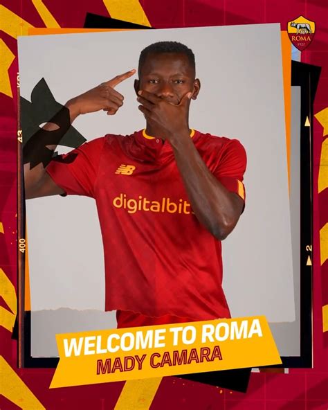 AS Roma English on Twitter 𝗡𝗘𝗪 𝗦𝗜𝗚𝗡𝗜𝗡𝗚 Mady Camara Welcome to