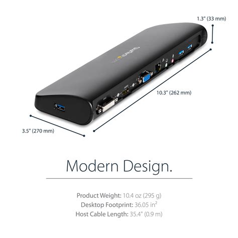 Startech Dual Monitor Usb Docking Station With Hdmi Dvi Vga