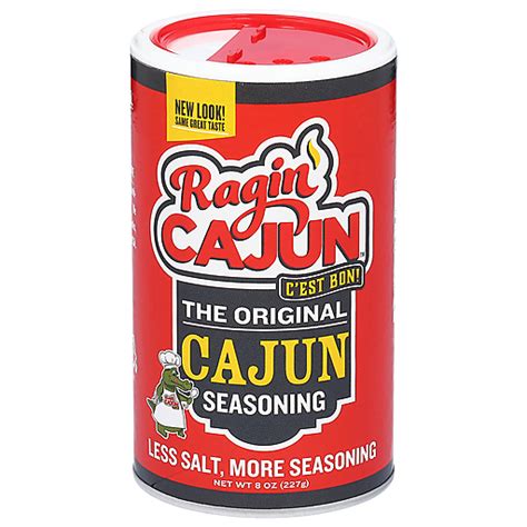 Ragin Cajun Seasoning The Original Cajun 8 Oz Salt Spices