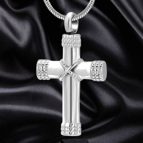 Cremation Jewelry Cross - Etsy