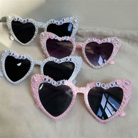 Custom Pearl Sunglassesbridesmaid Glassespearl Glassesbride Sunglassesbridal Sunglasses Etsy