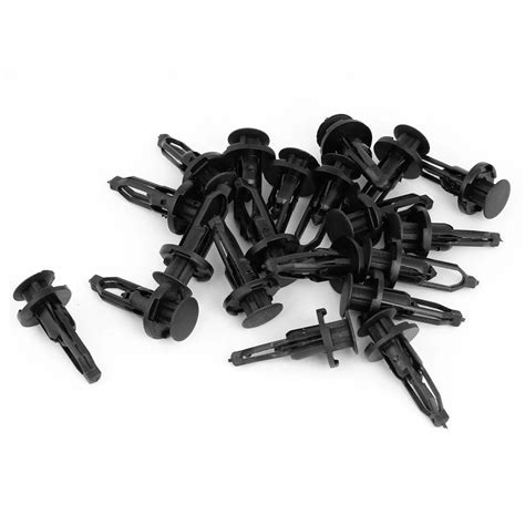 20 Pcs Push Type Rivet Retainer Fender Bumper Clips Ref In Auto