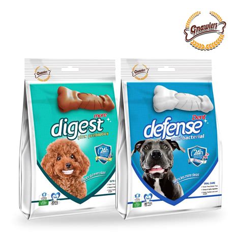 Gnawler Dent Defense And Digest More Dog Treats 35 Pcs Shopee Malaysia