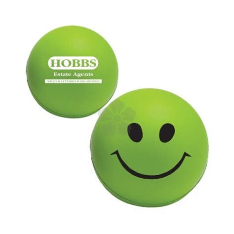 Promotional Smiley Face Stress Ball Personalised By Mojo Promotions