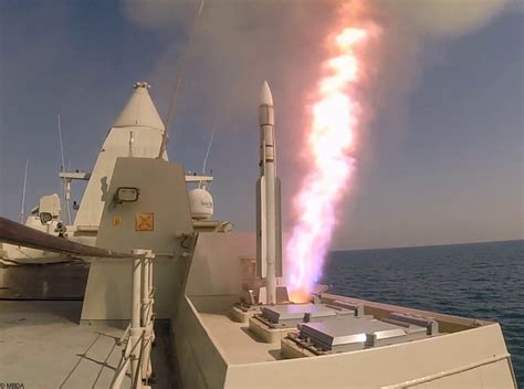 Mbda Vl Mica M Sam Missile Vertical Launched Naval Ship