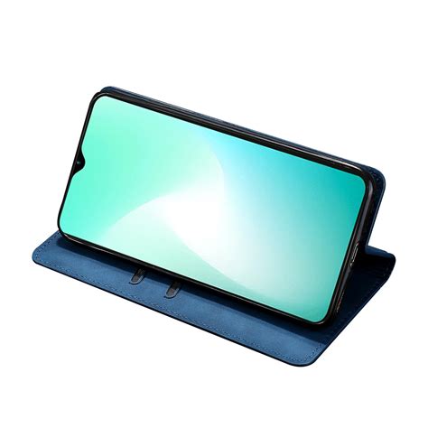 For Infinix Hot S Skin Feel Magnetic Horizontal Flip Leather Phone Case Blue Alexnld