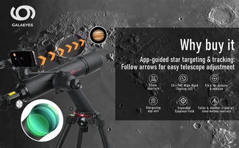 Galaeyes Smart Telescope X Mm Az W Star Finding System