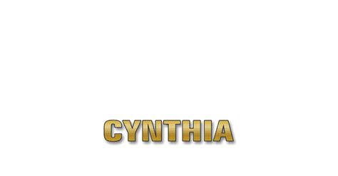 Happy Birthday Cynthia