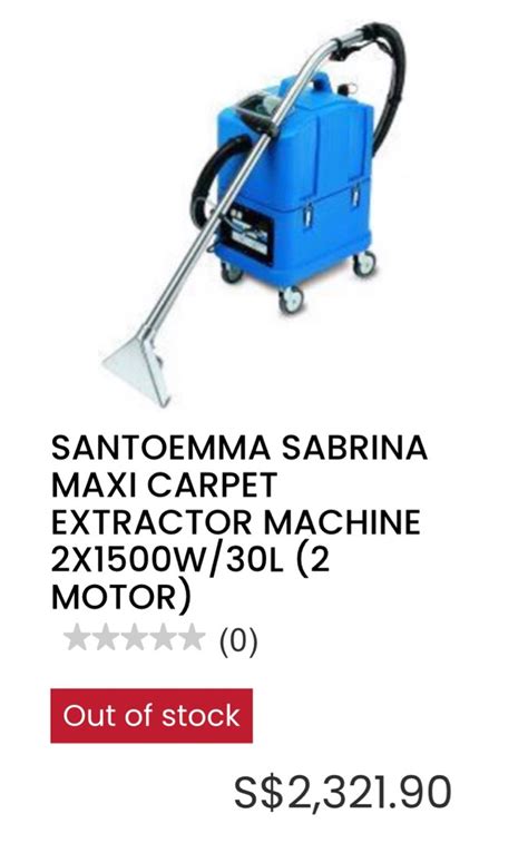 Santoemma Sabrina Maxi Carpet Extractor Tv Home Appliances Vacuum