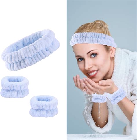 Amazon Face Wash Headband And Wristband Set Spa Headband And