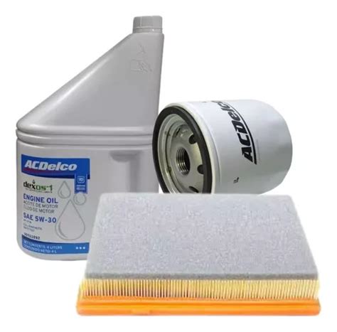 Kit Filtros Aceite Acdelco Sinte Chevrolet Onix Prisma