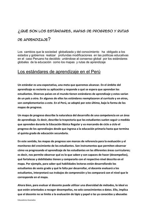 Rutas De Aprendizaje Y Algo Mas Pdf