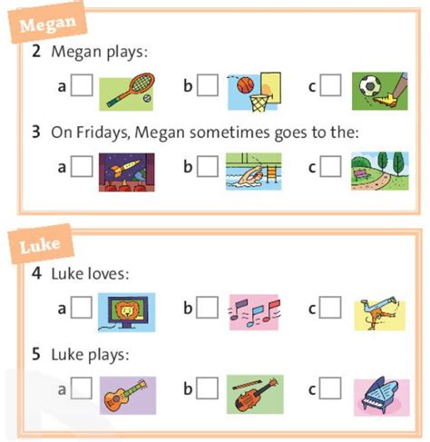 SBT Tiếng Anh 7 trang 10 Unit 1 Vocabulary and Listening Free time