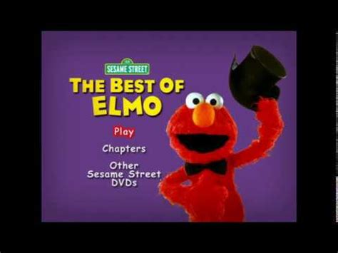 Sesame Street The Best Of Elmo Dvd Menu Walkthrough Youtube