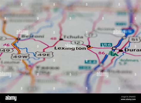 Lexington Mississippion A Map Hi Res Stock Photography And Images Alamy
