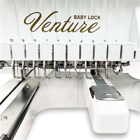 Baby Lock Venture 10 Needle Embroidery Machine With Premier Package