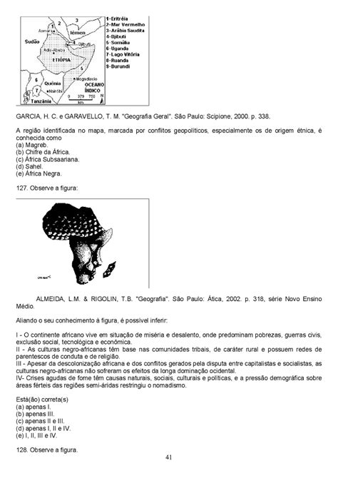 Jornal Ponto Geografia Ano Exerc Cios Sobre A Frica