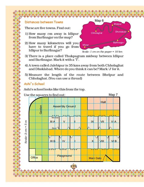 Ncert Book Class 5 Maths Chapter 8 Mapping Your Way 2024 25 Session