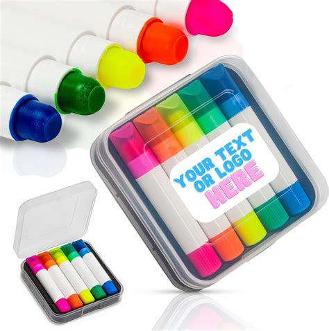 Personalized Highlighters Customizable Text Or Logo No