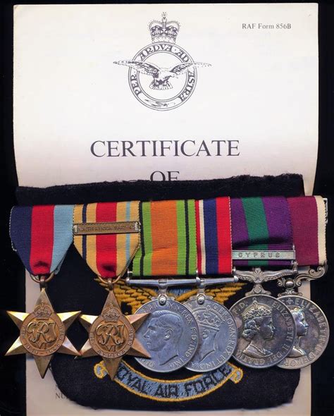 Aberdeen Medals A Royal Air Force Warrant Officer S Campaign And Long