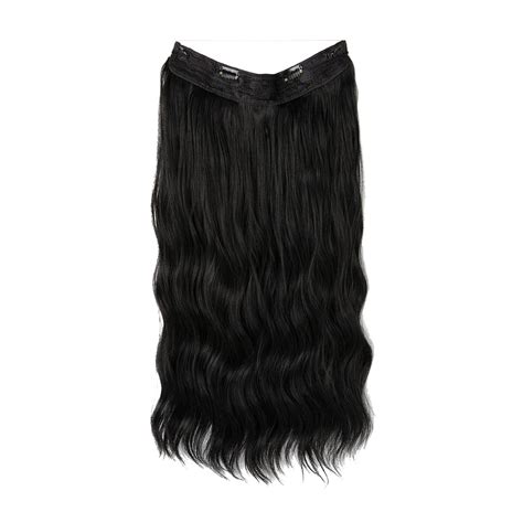 Skpblutn Clip In Human Hair Extensions Brown Wire Long Synthetic In