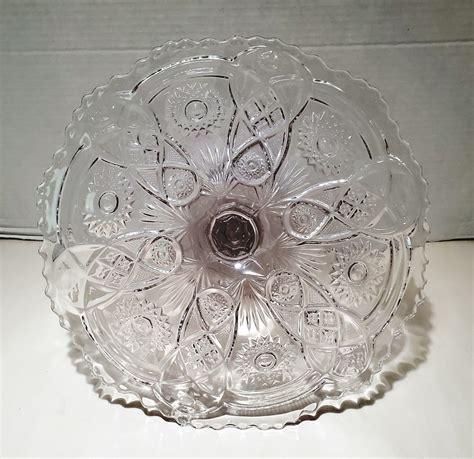 Eapg Imperial Glass Fashion Footed Cake Stand Circa 1908 Etsy