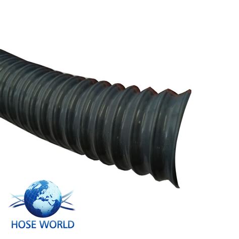 Wire Reinforced PVC Ducting Medium Duty 25mm I D Black Hoseworld