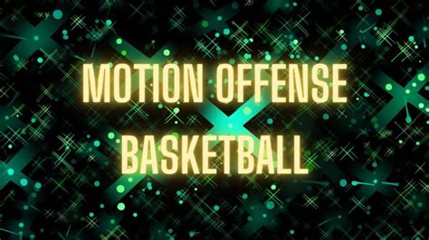 Motion Offense Basketball Hoopsong