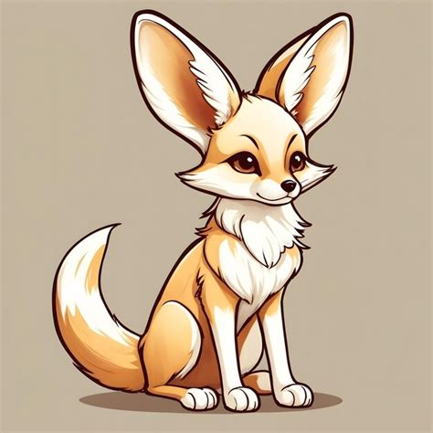 Premium Ai Image Fennec Fox Illustration Ai Generative