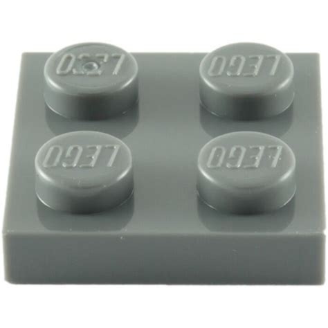 Comprar Lego Plate 2x2 Cinza Escuro PN 3022 CN 4211094 A Partir