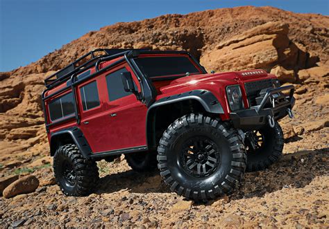 Trx 4 Land Rover Defender Rouge Traxxas Trx82056 4 Red Model And Co