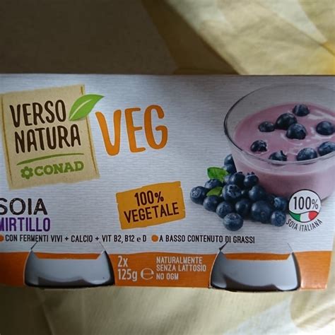 Verso Natura Conad Veg Yogurt Soia Mirtillo Review Abillion