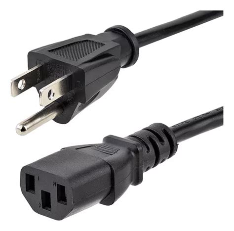 Cable De Corriente Poder Pc Monitor Impresoras Parlantes Cuotas Sin