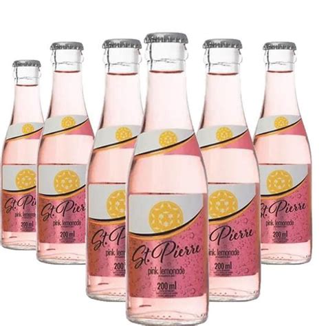 Kit De 6 Tônica Pink Lemonade St Pierre Long Neck 200ml St Pierre