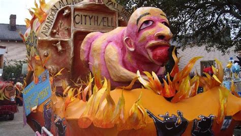 Mardi Gras Parades Floats Flaunt Neighborhood Spirit