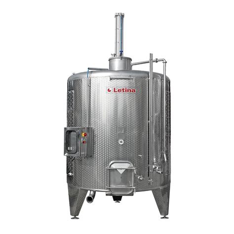 Fermentation Tank Vip Series Letina Mixing For Wine Vinification