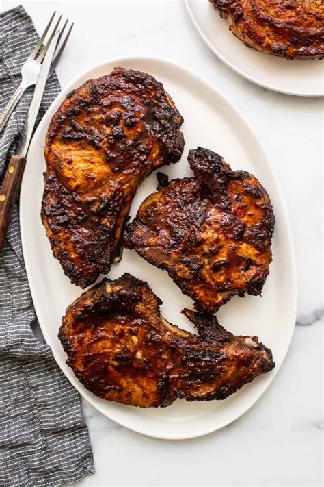 Juicy Air Fryer Pork Chops Purehealthyco