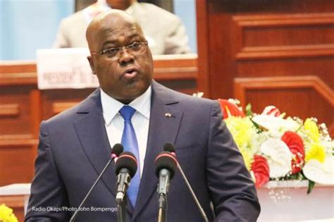 Rdc Félix Tshisekedi Reitère Sa Volonté De Placer Les Jeunes Au