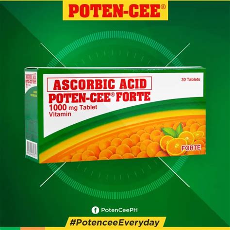 Poten Cee Forte Ascorbic Acid Mg Tablets Lazada Ph