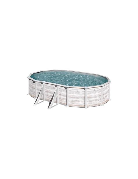 Piscina Gre Starpool Ovalada Imitación Nórdica Altura 132 cm Piscinarium