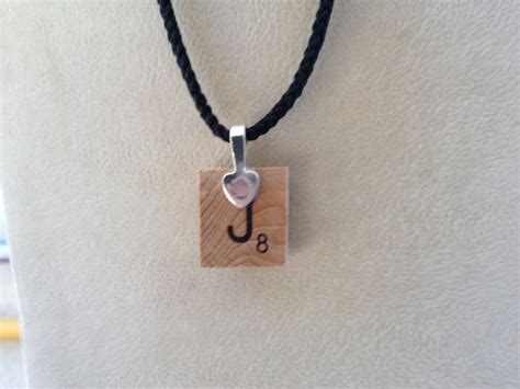 Scrabble Tile Pendant Necklace Happy Birthday Knotjustknots Online