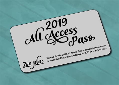 2019 All Access Pass Graphic 01 Zen Plr