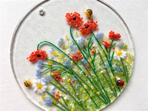 Make At Home Fused Glass Spring Flower Garden Kit