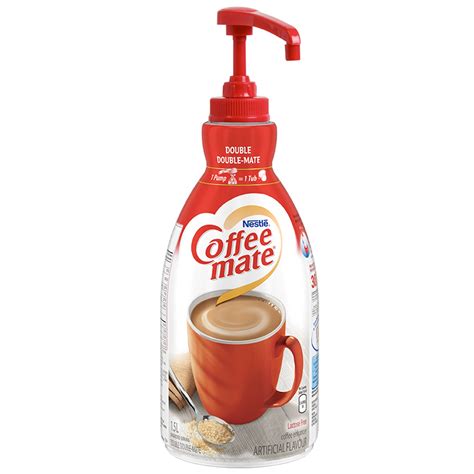 Nestlé Coffee Mate Liquid Creamer Pump Action Bottle Double Double 1